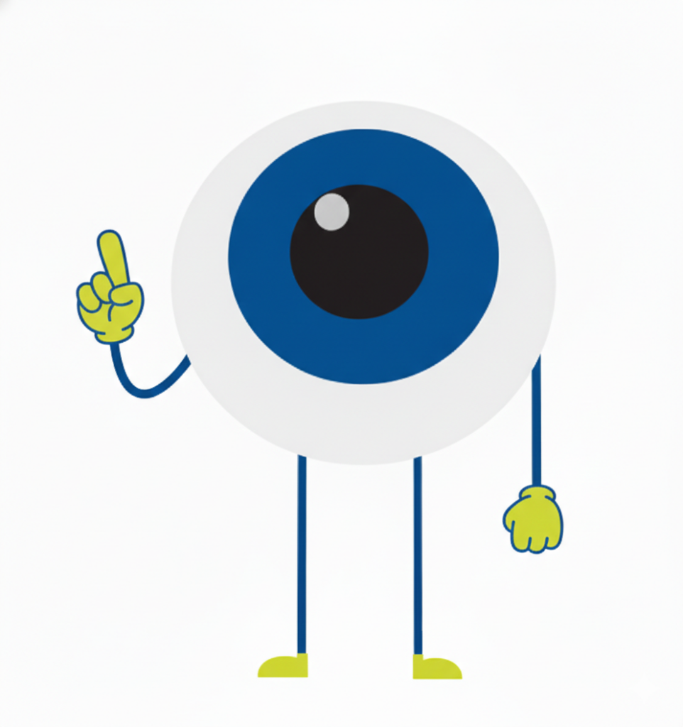 Mr. Oculus explaining cataract myth and reality